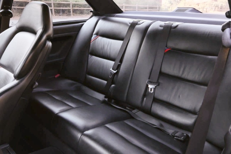 Supercharged 1995 BMW M3 rear seats image