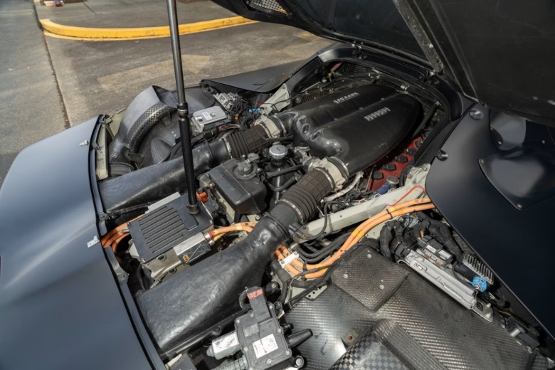 LaFerrari prototype engine compartment