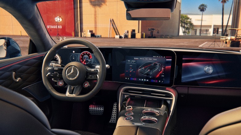 Interior of the Mercedes-AMG GT53 4-Door Coupe