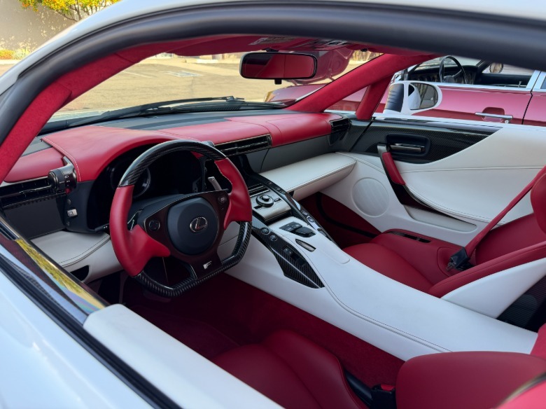Interior of a Lexus LFA Nürburgring