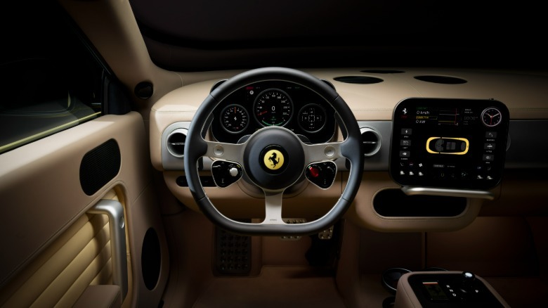 Interior of a Ferrari Luce