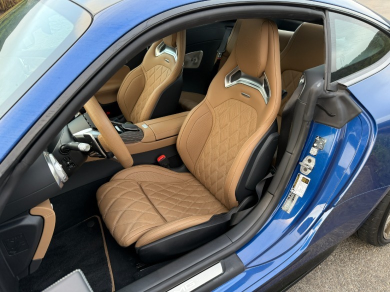 blue 2025 Mercedes-AMG GT63 S E Performance interior