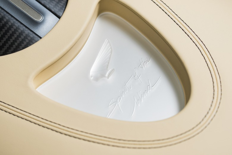 Bugatti's Final W16 Mistral Has Paint Called 'Sparkle' And A Falcon Head Sculpture In The Shifter