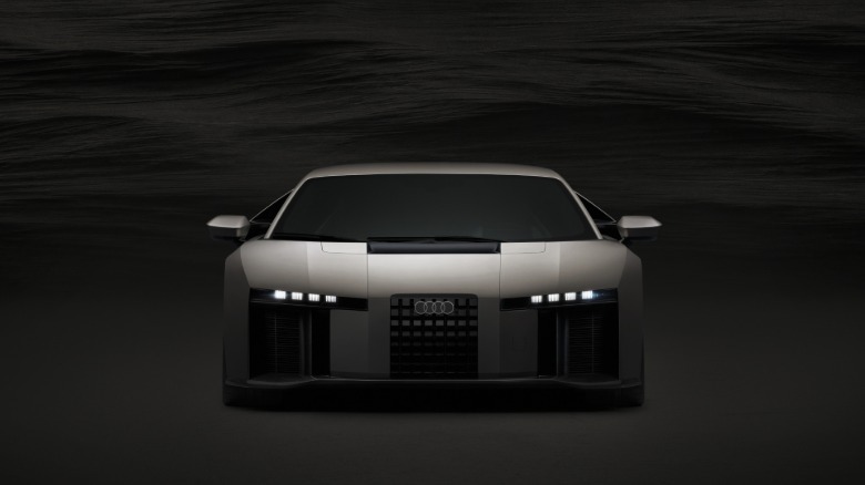 Front view of the Audi Nuvolari.