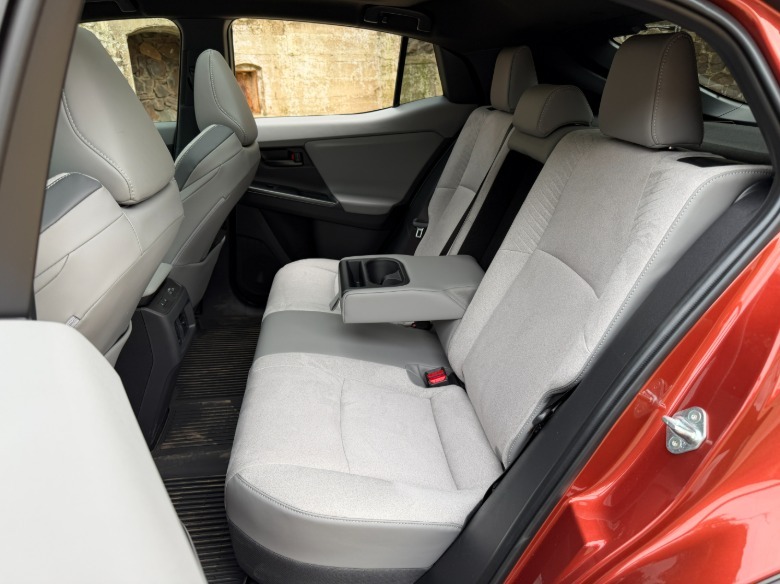 Back seat of a 2026 Toyota C-HR