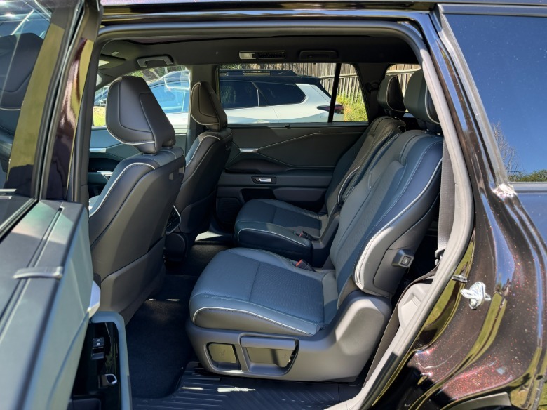 Back seats of a 2027 Subaru Getaway