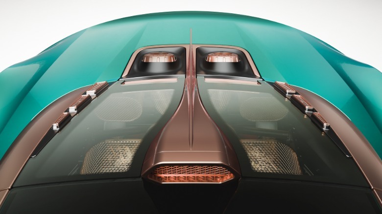 Rear deck lid of a Spyker C8 Preliator XXV