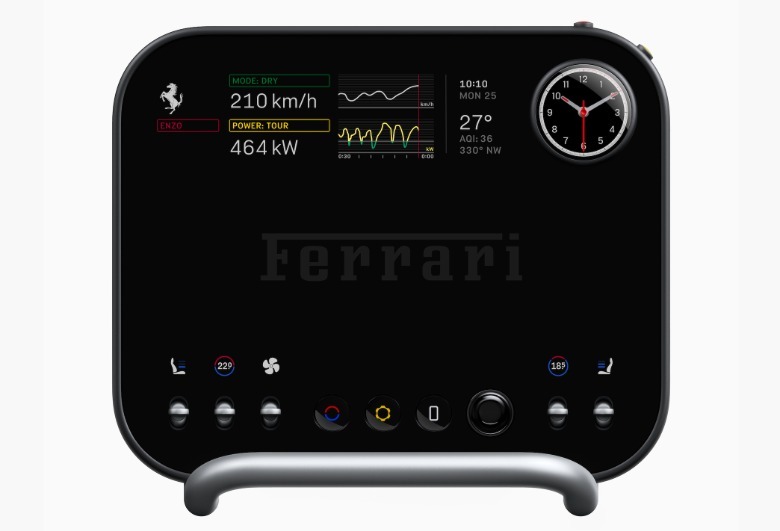 Ferrari Luce center screen