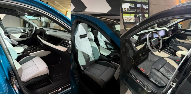 Audi RS5 interior collage