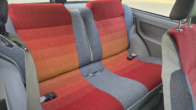 1987 Chevy Sprint Turbo rear seats image
