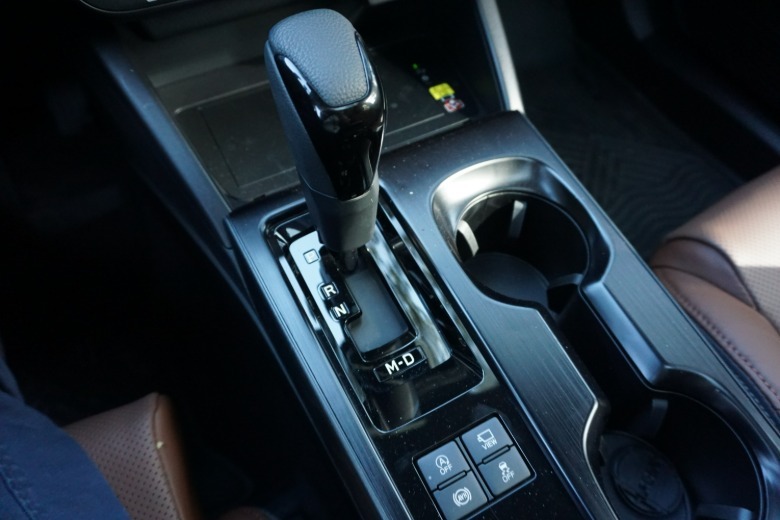 Blue 2026 Subaru Outback gear selector