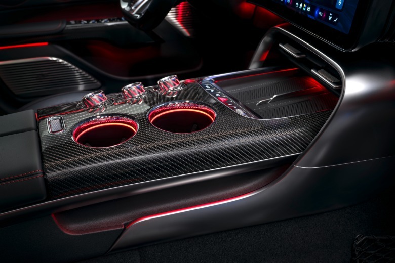 Center console of the new Mercedes-AMG GT 4-Door EV