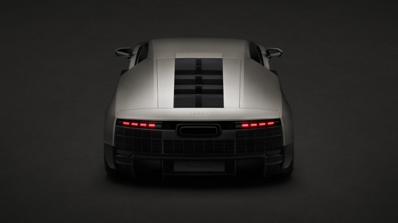 Rear view of the Audi Nuvolari.