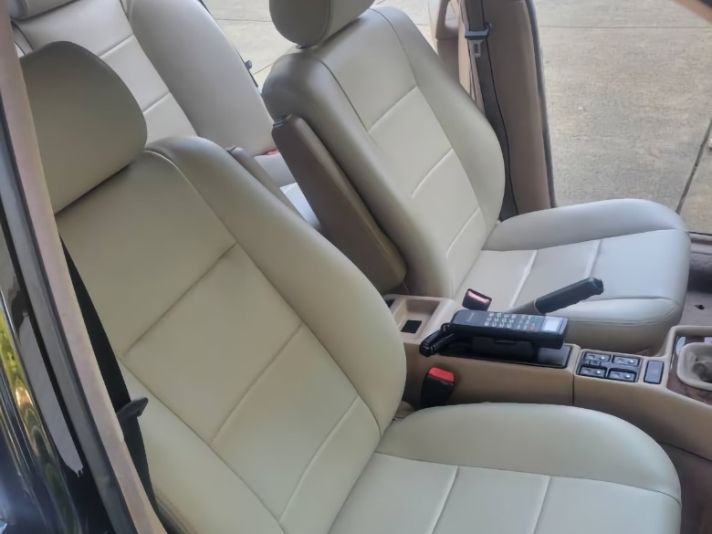 1990 BMW 735i Dinan interior image