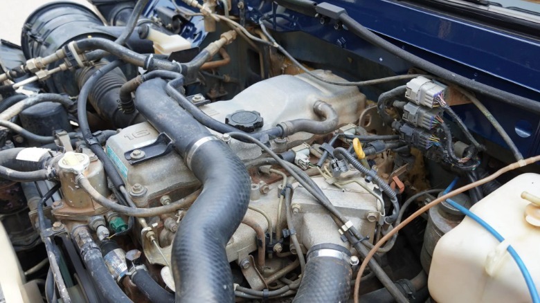 A look at the Mega Cruiser's turbodiesel engine