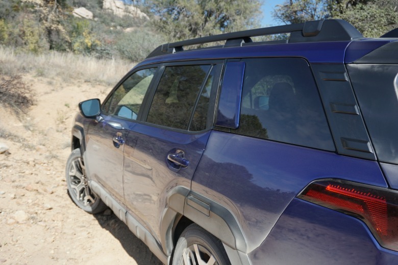 Blue 2026 Subaru Outback side view