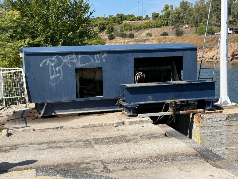 Corinth Canal Submersible Bridge motor