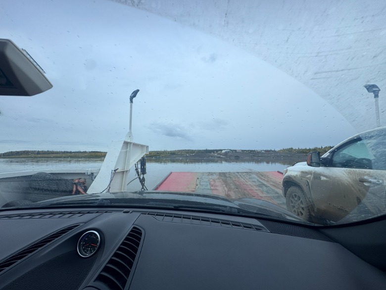 Cayenne on a river ferry