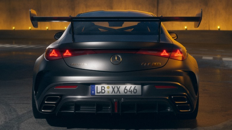 Rear end of a Mercedes-AMG CLE 646 Spezialanfertigung