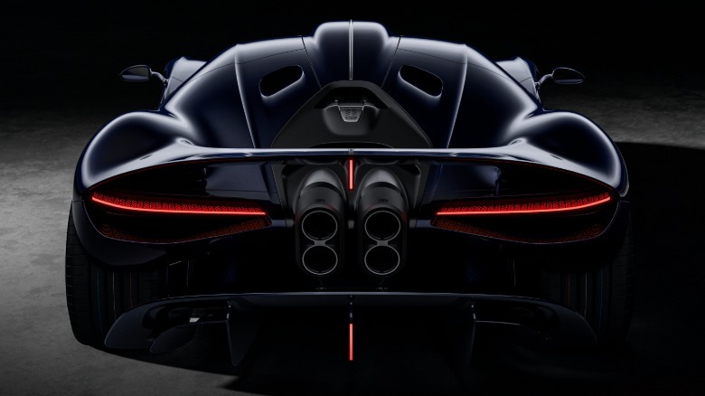 Rear end of the Bugatti Destrier