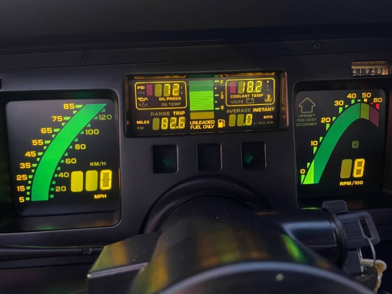 1987 Chevy Corvette Callaway Twin Turbo instrument panel image