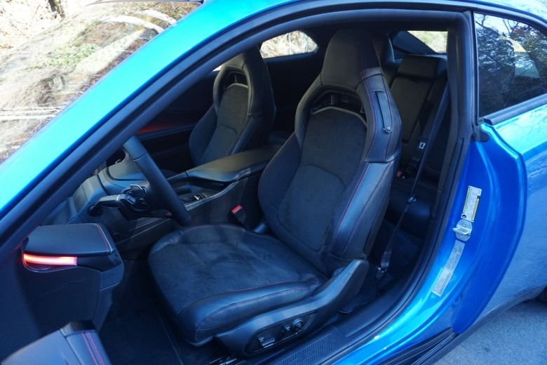 Seats successful a bluish 2026 Dodge Charger Sixpack Scat Pack