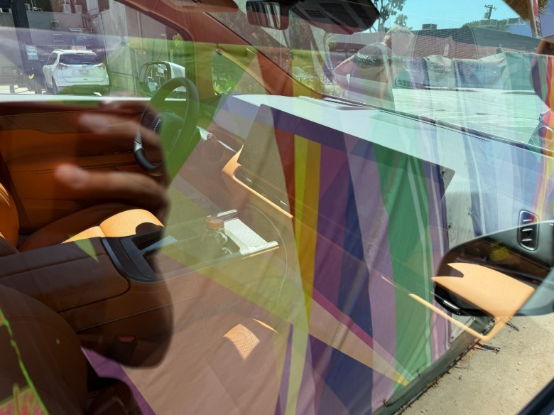 Interior of a Faraday Future FX Super One