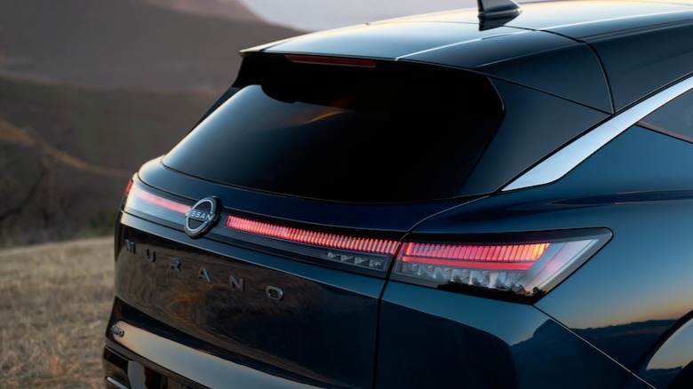 2025 Murano rear badge detail