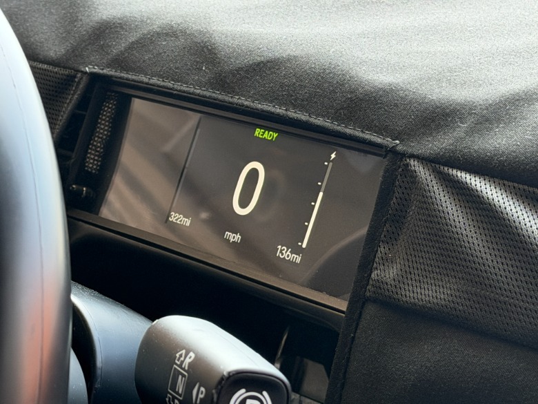 Gauge cluster screen of a Slate truck