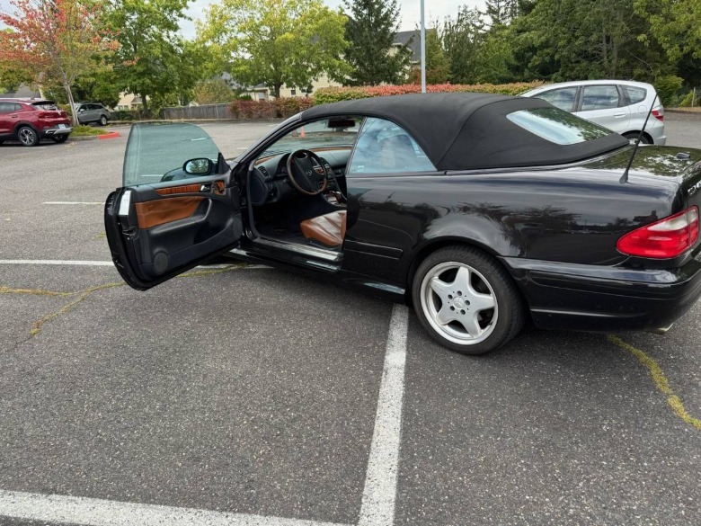2001 Mercedes-Benz CLK 430 convertible driver's door open image