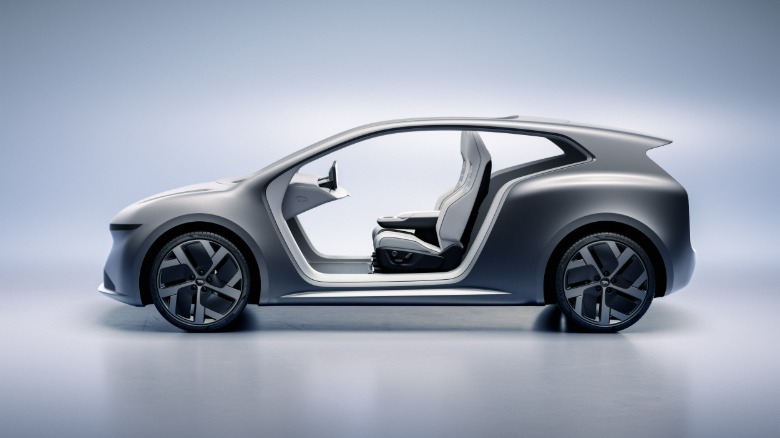 Side view of the Lucid Lunar concept