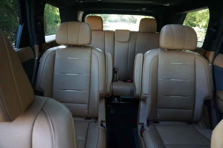 rear seat view of the 2026 Hyundai Palisade Hybrid