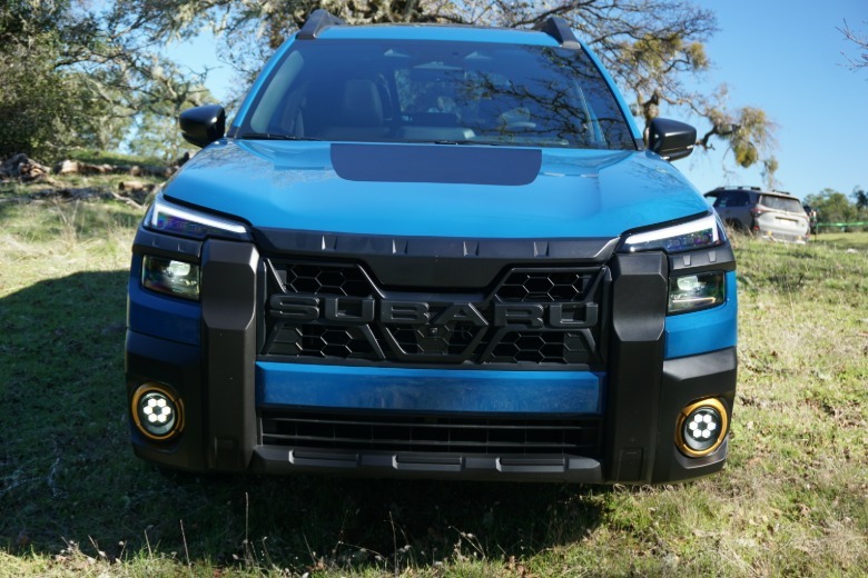 Blue 2026 Subaru Outback Wilderness front view