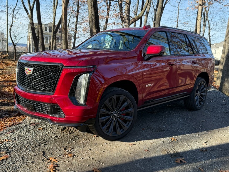 2026 Cadillac Escalade-V front 3/4 view