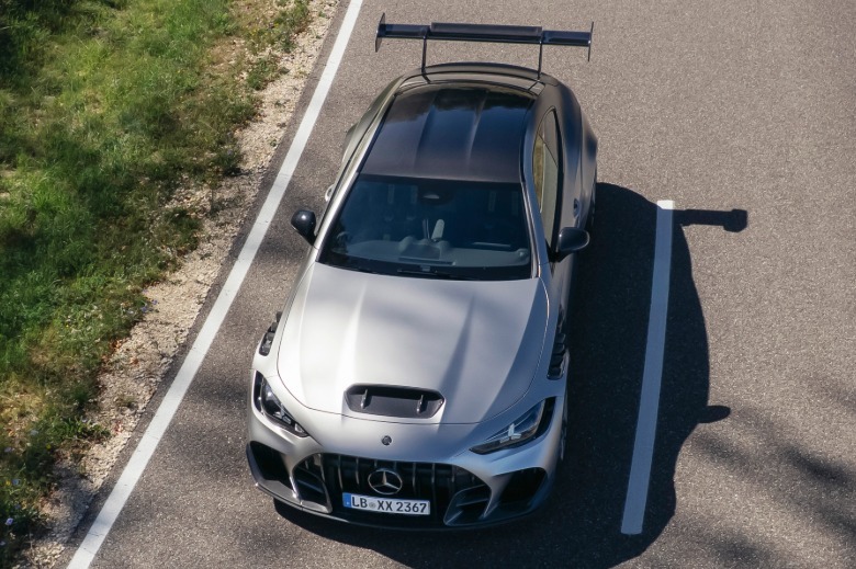 Top down view of a Mercedes-AMG CLE 646 Spezialanfertigung