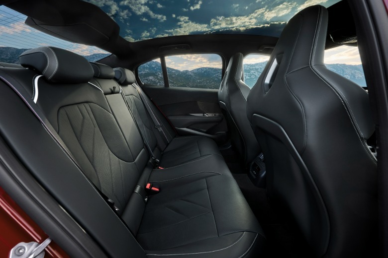 Back seat of a 2027 BMW M350