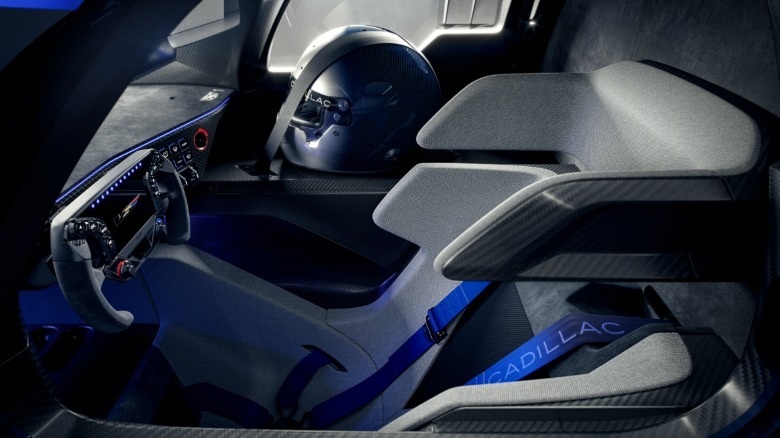 Interior of the Cadillac V-One concept