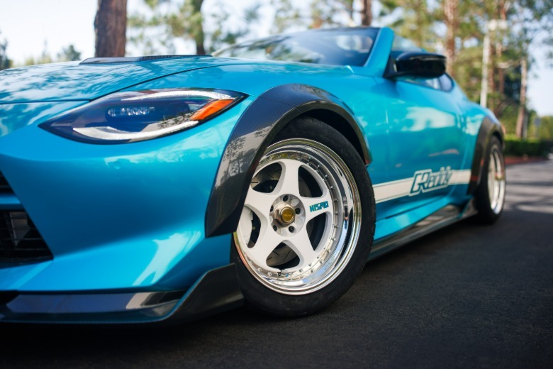 Front wheel of the Nissan Z Kaze concept