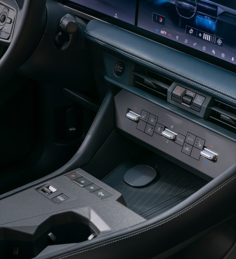 Dashboard controls in a 2027 Nissan Rogue Hybrid