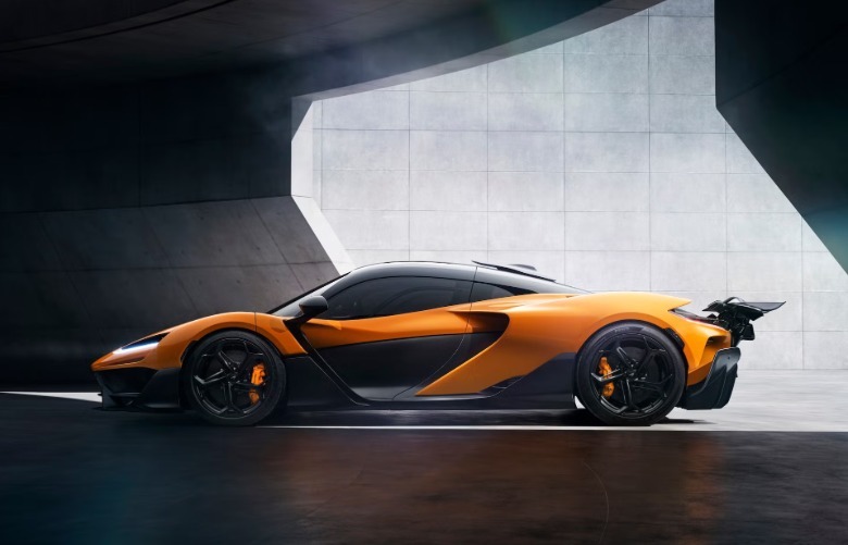 McLaren W1 hypercar side view