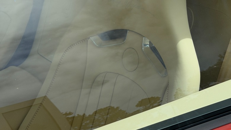 Front seat of a Bugatti Veyron recommission