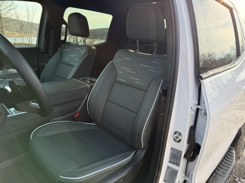 2026 GMC Sierra EV AT4 Max Range driver's seat
