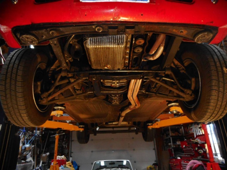 1975 Lancia Fulvia Safari undercarriage image