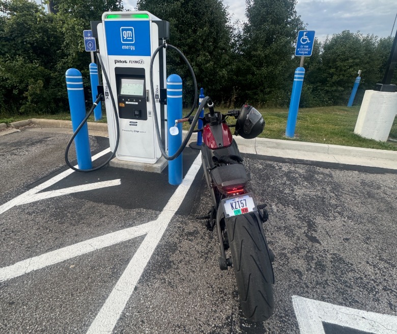 Charging a Harley-Davidson LiveWire