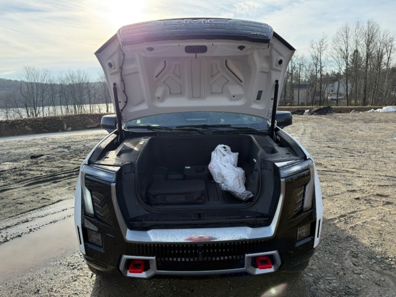 2026 GMC Sierra EV AT4 Max Range frunk