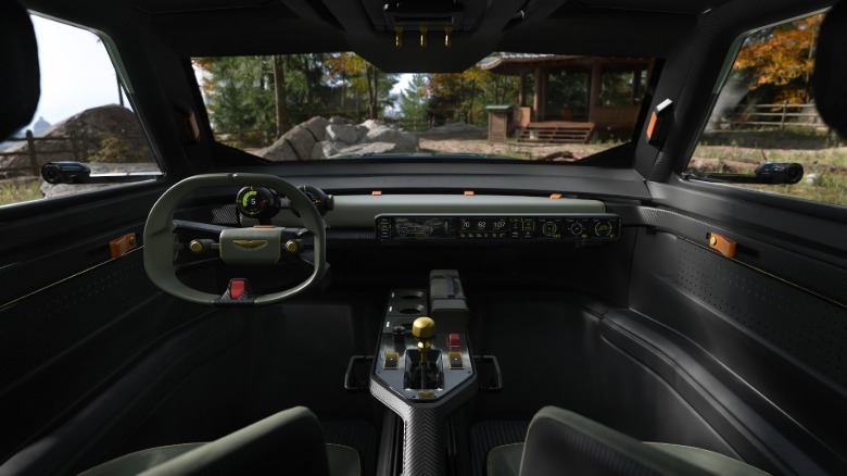 Interior of the Aston Martin Dreadnaught concept