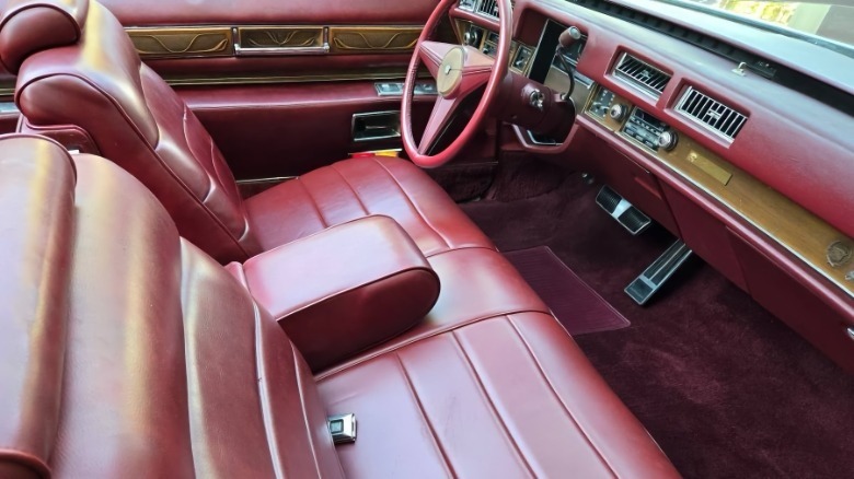 1975 Cadillac Eldorado front bench seat