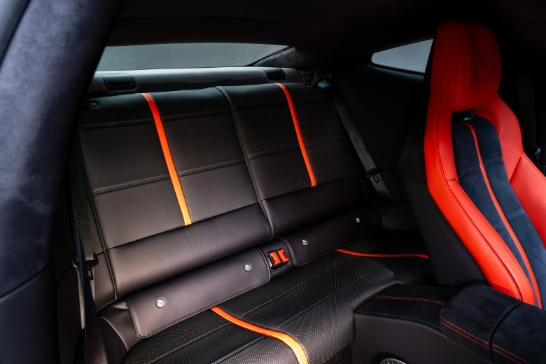 Back seat of a Denza Z Coupe