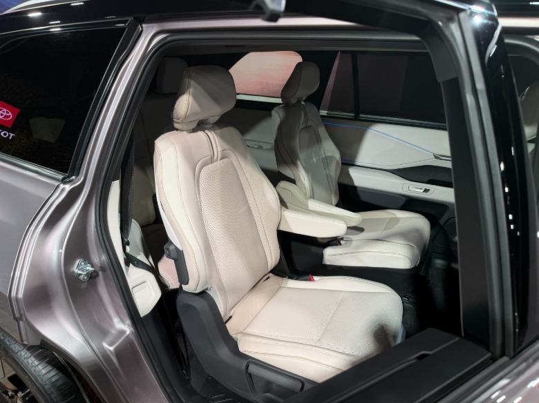 Second-row seats of a 2027 Toyota Highlander