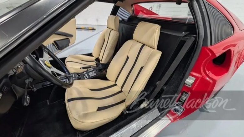 Interior of a 1979 Ferrari 308 GTB used on